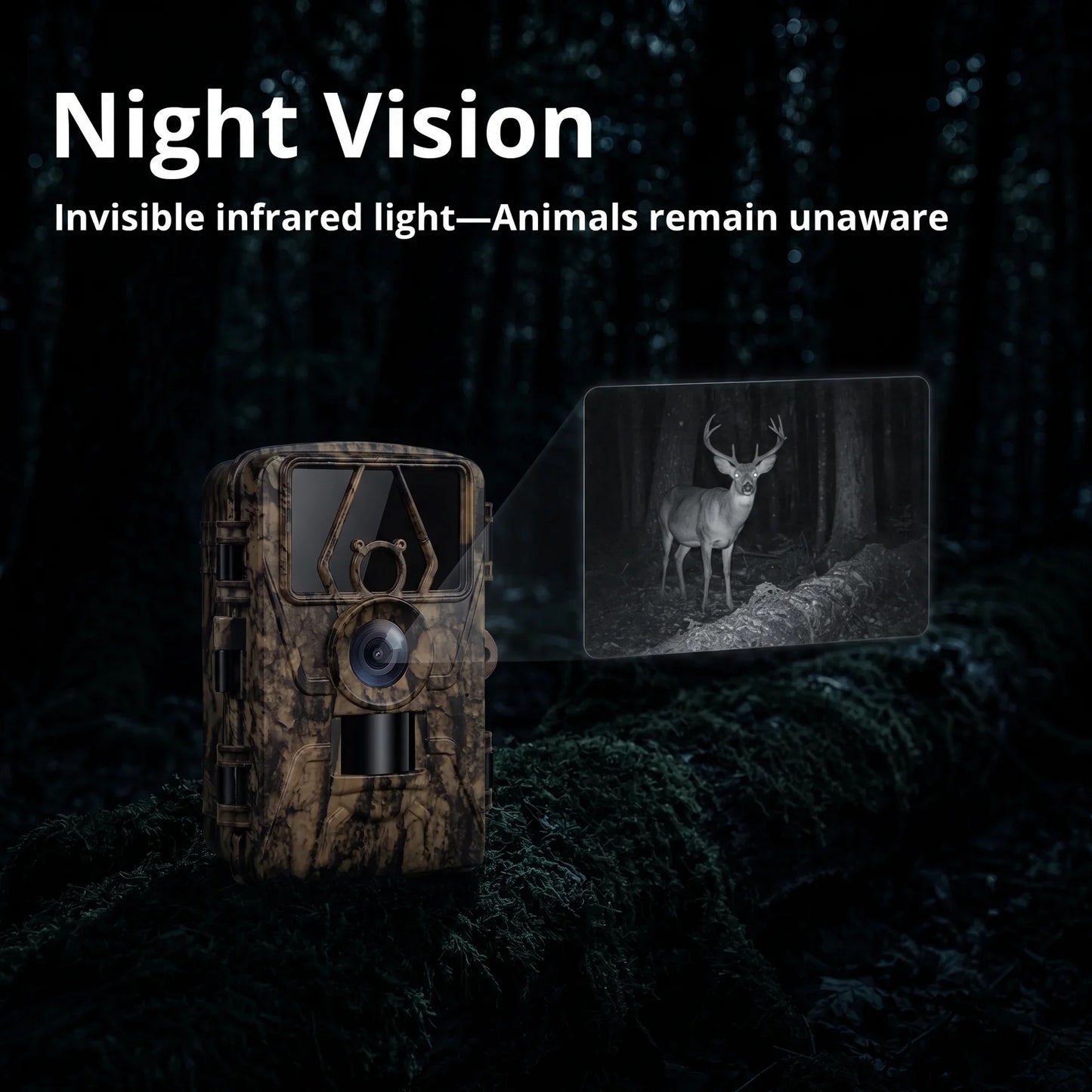 Caméra de Chasse WiFi 4K